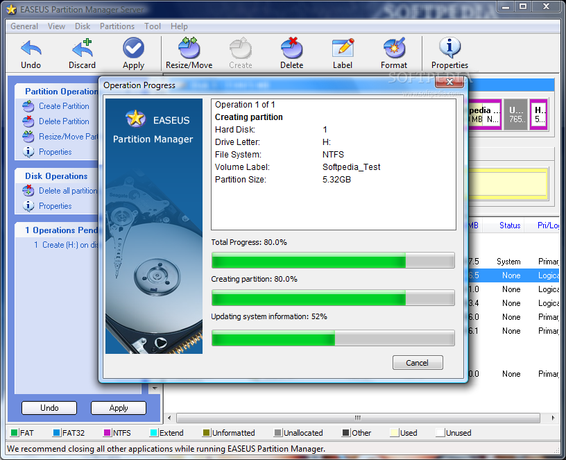 easeus partition manager free